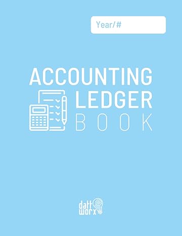 accounting ledger book 1st edition datt worx 979-8449070630