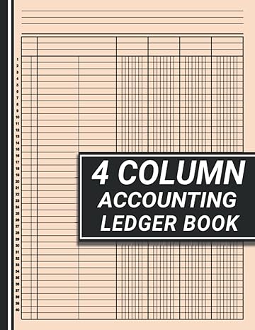 4 column accounting ledger book 1st edition adams bm press b0bftwg4xl