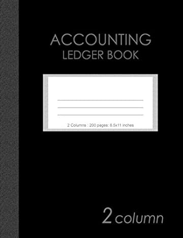 accounting ledger book 2 column 1st edition bright color simple workbooks 171084812x, 978-1710848120