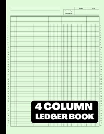 4 column ledger book 1st edition p.l dragozza recording press b0bf2q73j6