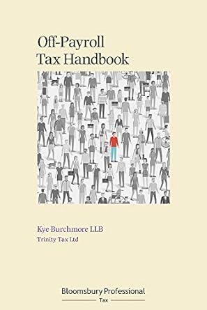 off payroll tax hanbook 1st edition kye burchmore 1526512114, 978-1526512116