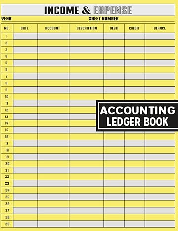 accounting ledger book income and expense 1st edition greg e. bowling b0bw363xd4