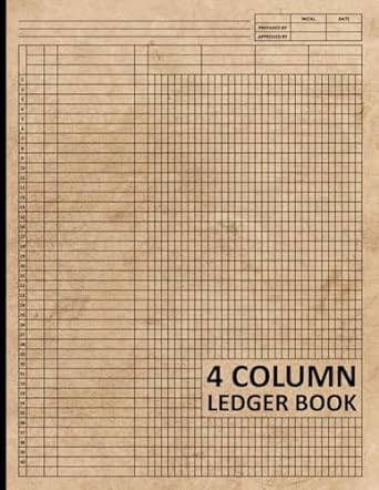 4 column ledger book 1st edition mrwealthy press b0cmqm67ss