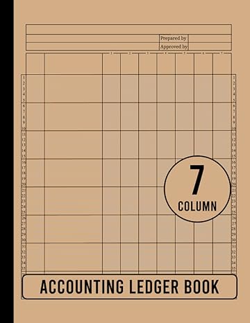 accounting ledger book 7 column 1st edition eric okore publishing b0bn62h775