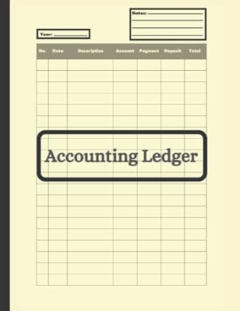 accounting ledger 1st edition accounting ledgers 979-8814754936