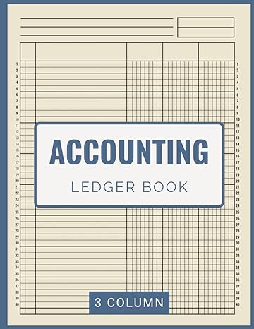 accounting ledger book 3 column 1st edition david pantaleone 979-8483361176