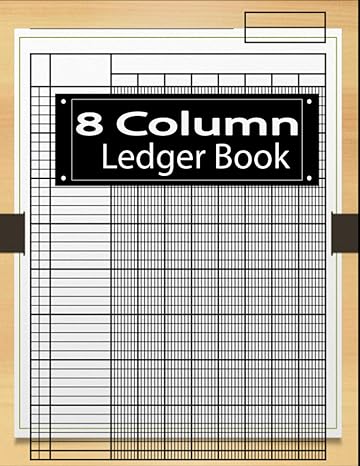 8 column ledger book 1st edition accounting ledger b0c87q1tnx