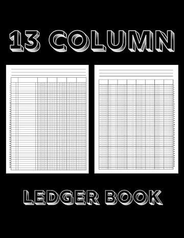 13 column ledger book 1st edition maya publishing b0bbq4qtp8
