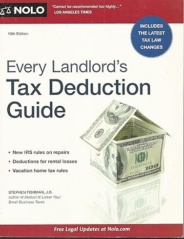 every landlord s tax deduction guide 10th edition stephen fishman 1413319270, 978-1413319279