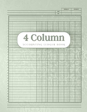 4 column accounting ledger book 1st edition marlies virgen. c b0cm2m52js