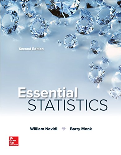loose leaf for essential statistics 2nd edition william navidi , barry monk 1260152170, 9781260152173