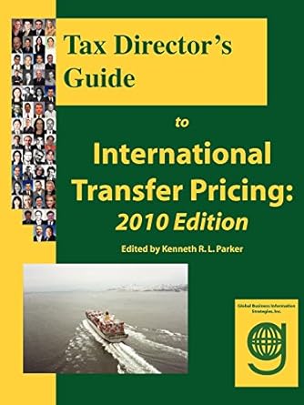 tax directors guide to international transfer pricing 2010 edition brian e. andreoli, marc m. levey, kenneth