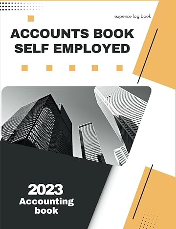 accounts book self employed accounting book 2023 1st edition tinfas b0cl355zqk