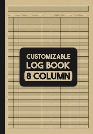 customizable log book 8 column 1st edition intellect realm b0cfclwnm8