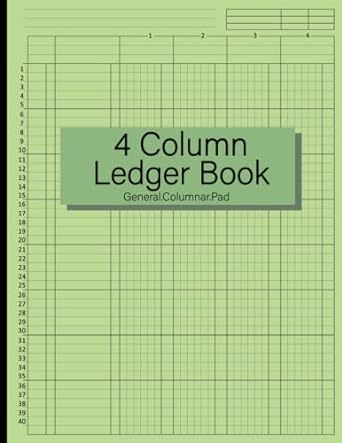 4 column ledger book 1st edition unique design logbook press us b0b45lglmn