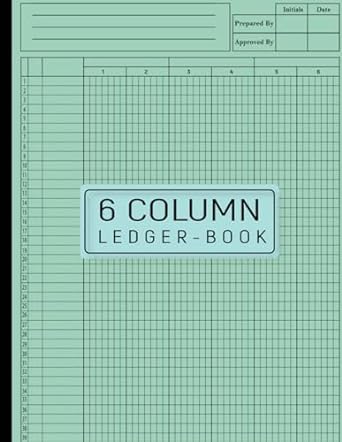 6 column ledger book 1st edition simmons ledgers press b0ck3k5z8q