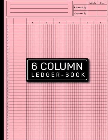 6 column ledger book 1st edition lynam ledgers press b0ck3qdhs3