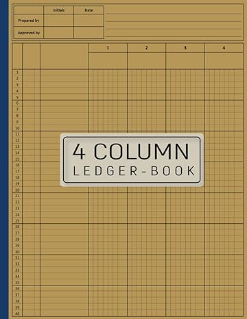 4 column ledger book 1st edition wada ledgers press b0ck3zzkkd