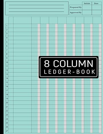 8 column ledger book 1st edition wada ledgers press b0ckl4zyh1