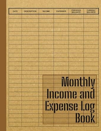 monthly income and expense log book 1st edition colorful color b0cm5cw24f
