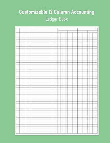 customizable 12 column accounting ledger book 1st edition am publishing b0cn1csllr