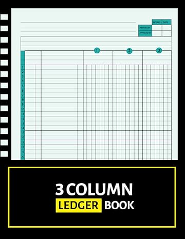 3 column ledger book 1st edition ianny a careey b0cnd3yh89