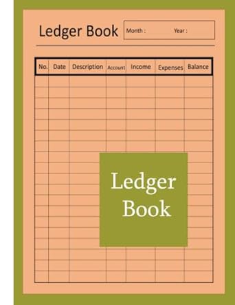 ledger book 1st edition martine mdf 979-8811384068