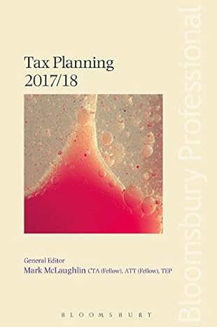 tax planning 2018 edition mark mclaughlin 152650166x, 978-1526501660