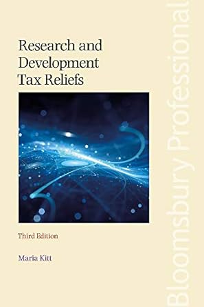research and development tax reliefs 3rd edition maria kitt 1526507277, 978-1526507273