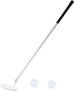 toddmomy 2 sets golf folding pole putter tool detachable putter training rod golfs accessories  ‎toddmomy