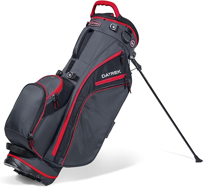 datrek go lite hybrid golf stand bag 14 way top with full length individual dividers 6 pockets  ?datrek