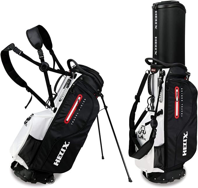 helix retractable golf stand bag with wheels  ‎helix b08z44w5n9