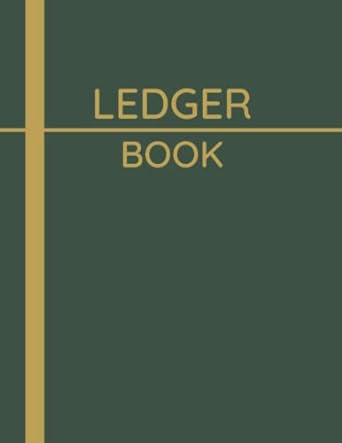 ledger book 1st edition cmp publishing 979-8424207136