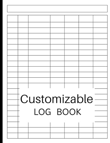 customizable log book 1st edition mary book flohill b0b4fl4jvv