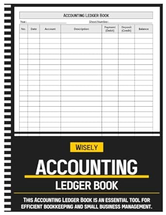 accounting ledger book 1st edition wisely simple press b0chpp2ncb