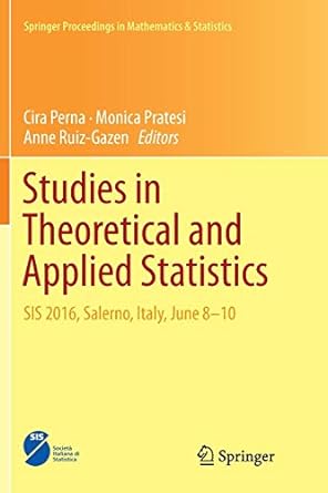 Studies In Theoretical And Applied Statistics SIS 20 Salerno Italy