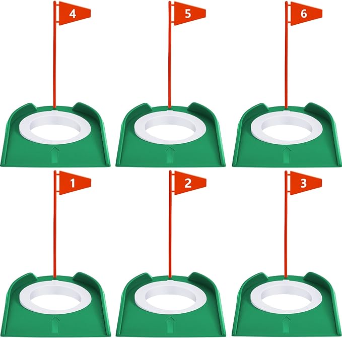 sotiff 6 pcs golf practice putting cup golf training putters  ?sotiff b0by2fylvs