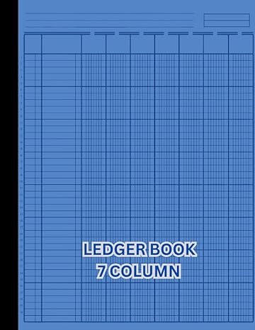 ledger book 7 column 1st edition donald oran b0c9slyq8s