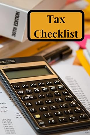 tax checklist 1st edition patience meka 979-8407033875