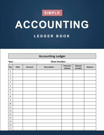simple accounting ledger book 1st edition modern simple press 979-8746753540