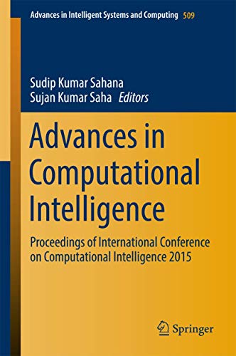advances in computational intelligence proceedings of international conference on computational intelligence