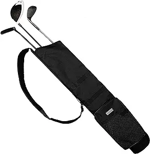 murray sporting goods golf black lightweight travel carry sunday bag with cushioned shoulder strap  ‎murray