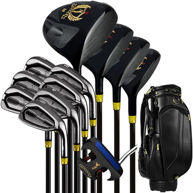 wjylm products 13 piece golf club set including golf bag color black  wjylm b0c781k37b