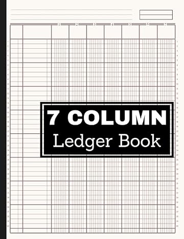 7 column ledger book 1st edition mh el mourabit b0cdfjq4sh