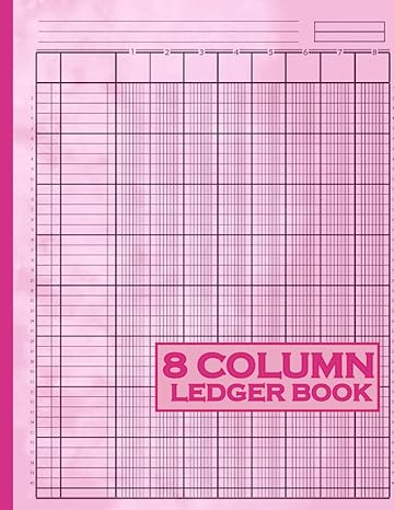 8 column ledger book 1st edition artistry plan b0cldhxy86