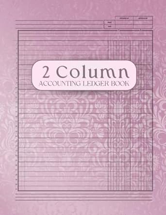 2 column accounting ledger book 1st edition marlies virgen. c b0cmph69v9