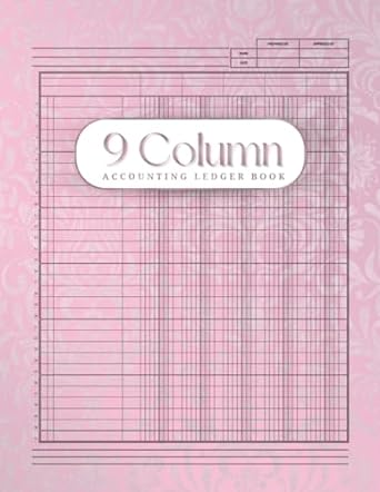 9 column accounting ledger book 1st edition marlies virgen. c b0cn4vl798