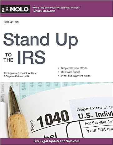 stand up to the irs 15th edition stephen fishman attorney 1413331378, 978-1413331370