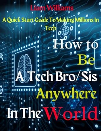 how to be a tech bro/sis anywhere in the world a quick start guide to making millions in tech 1st edition