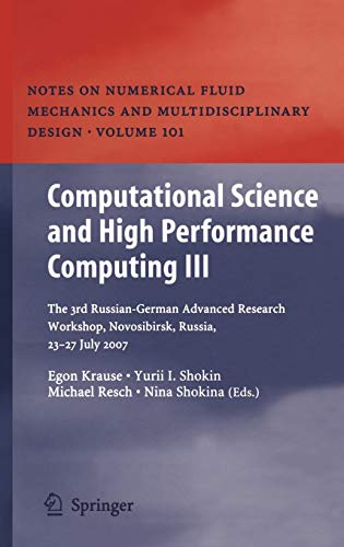 computational science and high performance computing iii 1st edition egon krause, yurii i. shokin , nina